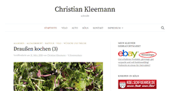Desktop Screenshot of christian-kleemann.de