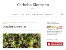 Tablet Screenshot of christian-kleemann.de